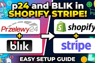 add klarna, p24, blik payment gateway in shopify store using stripe payment