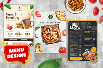 design a custom menu for your restaurant
