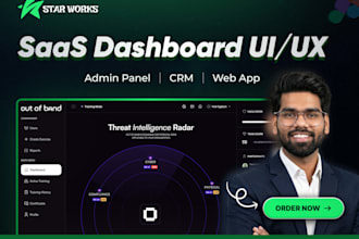 design saas dashboard and admin panel UI UX in figma
