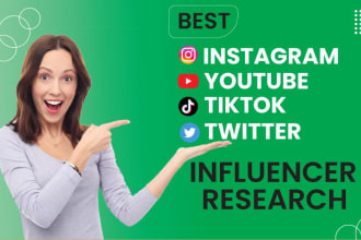 find instagram or tiktok best influencer research for influencer marketing