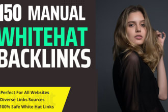 do 150 high da white hat dofollow SEO backlinks link building service