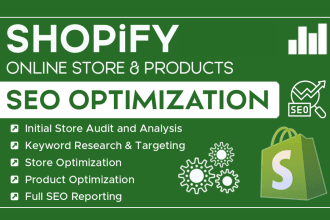 do pro shopify store SEO to get free traffic and sales