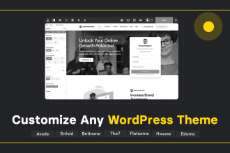 customize avada, enfold, betheme, the7, flatsome, or any other wordpress theme