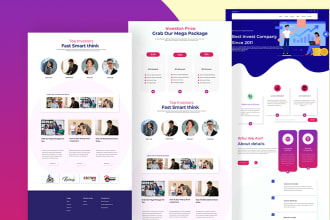 design website UI UX cover slider website header mockup in figma PSD and xd