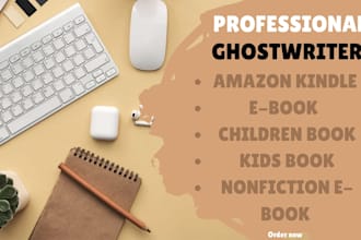 ghostwrite your nonfiction ebook as a ghost ebook writer
