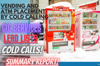 find vending machine locator and atm by cold calling