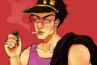 draw a character or a person in my style