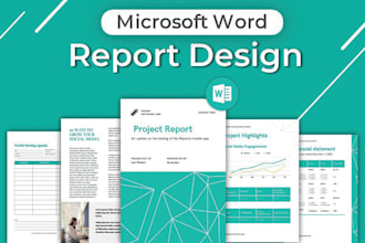 design microsoft word report template