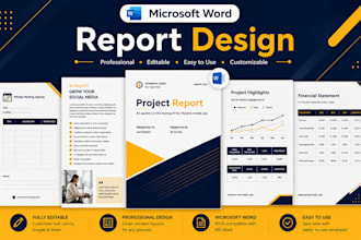 design microsoft word report template