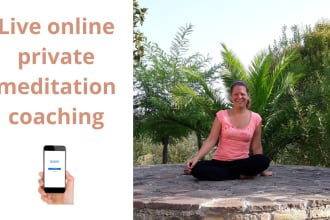 provide live meditation coaching sessions