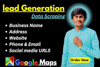 scrap google maps, b2b lead generation, b2b data extraction