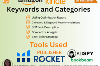do research for profitable keywords and categories for your book on amazon KDP