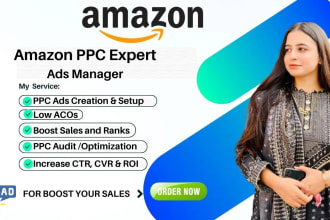be your amazon PPC expert PPC optimization, setup and management