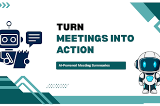create ai powered meeting summaries, action plans and decision reports