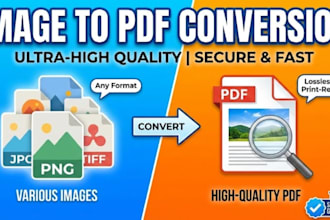 convert image to pdf in high qulity