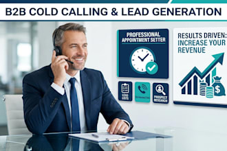 do cold calling, telemarketing and appointment setting