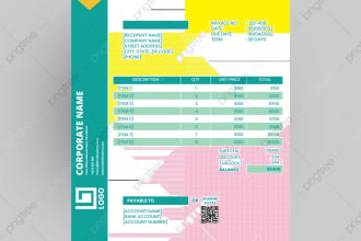 design business invoices, sales orders, and credit notes