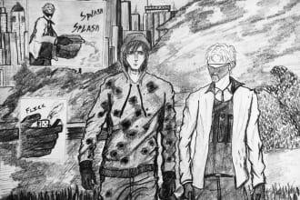 draw oc anime or manga character designs