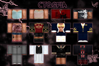 make custom roblox clothing for you