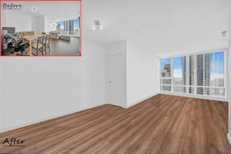 declutter and virtually stage your real estate photos