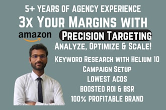setup, manage and optimize your amazon ppc ads campaign, amazon ads campaign