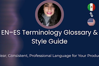 create a bilingual glossary and style guide for your brand