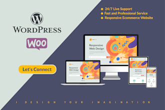 develop responsive wordpress website or ecommerce store