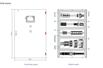 draw electrical schematic and panel layout by eplan electrical