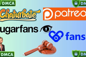 takedown chaturbate,sugarfan and fansly leaked content under dmca
