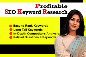 do profitable SEO keyword research with competitor analysis