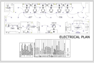 draw the architectural, electrical plan, plumbing, and map drawings
