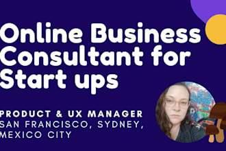 provide product development consulting for your startup
