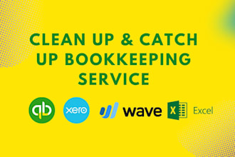 set up, clean up and  reconcile in  quickbooks online and xero