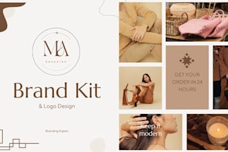 do business logo, branding, brand guidelines, brand kit with brand design