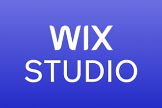 wix studio website design or redesign, create professional wix studio website