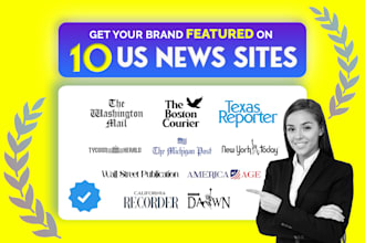 feature your brand on 10 us news magazines