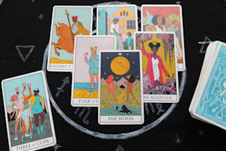 do a tarot reading in spanish or english for you in writing
