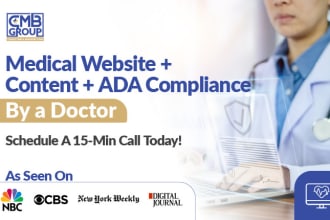 provide medical website, content, ada compliance by a doctor