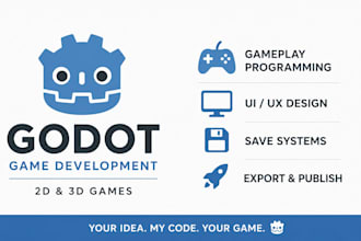 develop your game using the godot game engine