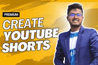 create, design, setup, manage youtube shorts channel with 5 videos