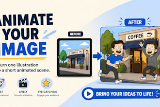 turn your image into a short animated scene