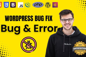 fix wordpress error, bug, issue and do any help with website maintenance