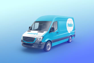 design a futuristic vehicle wrap for you