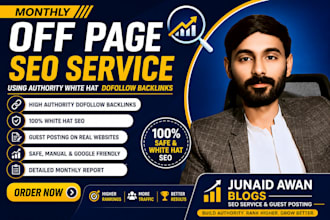 do monthly off page SEO service with dofollow backlinks