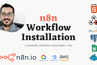 install and setup your own n8n workflow automation server