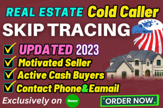 do bulk skip tracing wholesale cold calling motivated seller active cash buyer