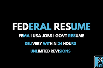 write federal resume, USA government, USA job, military, veteran in 24 hours