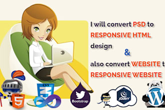 create landing page or website