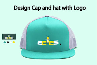 design a  cap and hat  design with your idea