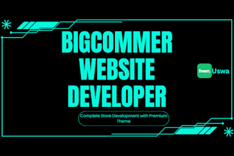 create design customize bigcommerce site from scratch